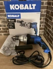 Kobalt 1/2" Amp Variable Speed Corded Electric Drill W/chuck Key K09D-03 Used. Price: $54.95.