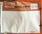 Vintage Stevens Mohawk Percale Full Flat Sheet W/ Delta Finish White 81" X 108" New. Price: $17.00.