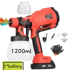 Pulverizador De Pintura Inal Mbrico Maquina Pintar Casa 1200ML 600W En Oferta New. Price: $52.49.