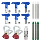 Tudud Airless Reversible Spray Paint Tips D-BLUE-211,315,417,515,517,523 New. Price: $33.86.