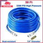 50 Feet Airless Paint Sprayer Hose, 3300 Psi High Pressure Flexible Fiber Tube New. Price: $29.99.