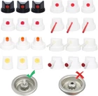 24PCS Spray Paint Caps & Nozzles Kit Adapter Set For Male Cans, N... New. Price: $24.40.