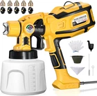Paint Sprayer, Cosyjazz 1200W Hvlp Gun With 5 Nozzles & 3 Patt New. Price: $69.28.