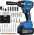 Azzuno Impact Wrench, 1/2" Gun,power Driver Torque 500N.M (369 Ft- New. Price: $76.86.