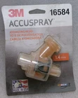 3M Accuspray 16584 Atomizing Head Orange Single Unit 1.4MM New #583G Open. Price: $12.99.