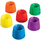 No-spill Painting Classroom Water Pots 4.5X3.5 Inch 6 Pcs Assorted Colors New. Price: $33.99.