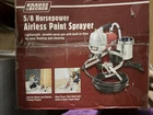 Krause & Becker 5/8 Hp Airless Sprayer 62915 Piston Pump 3000 Psi Gun Open. Price: $200.00.