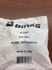 Binks Model 2001 Gun Repair Kit For Spray Rebuild And Maintenance New. Price: $36.99.