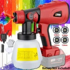 Cordless Paint Sprayer For Milwaukee 18V Battery 1000ML Hvlp Gun Red New. Price: $38.99.