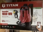 Titan 2441251 Controlmax 1650 18V Cordless Battery Airless Paint Sprayer New. Price: $499.99.