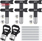 14 Pieces Tips Airless Paint Sprayer With Gun New. Price: $31.02.