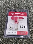 Titan 662-411A SC-6+ Reversible Airless Spray Tip 5000 Psi 2-1/8 X 2-INCH Open. Price: $22.39.