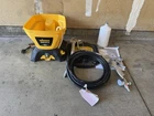 Wagner Control Pro 130 Airless Paint Sprayer, Corded, Cup Fed, Stand, 25 Ft Hose Used. Price: $109.00.