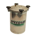Speedaire 6Z899 Stainless Steel Paint Tank, 2.5GAL/1 Can, 50PSI Max Pressure Used. Price: $380.00.