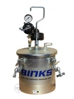 Binks 83Z-211 Paint Tank 2.8 Gal. Zinc Plated Steel Pressure Pot With Agitator New. Price: $1649.95.