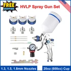 Automotive Hvlp Gun Set Sprayer Primer Paint, 1.3/1.5/1.8MM Nozzles New. Price: $38.21.