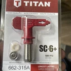 Titan 662-315A SC-6 Airless Tip 5000PSI 662315A New. Price: $24.95.