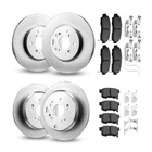 Front & Rear Brake Kit Compatible With 2012-2016 Honda Cr-v (awd Models),ceramic New. Price: $199.30.