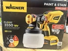 Wagner Flexio 3550 18V Paint Sprayer New. Price: $190.00.