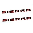 Yoaoo 2PACK Oem Sierra Red Line Emblem 3D Badges Nameplate With Black New. Price: $54.75.