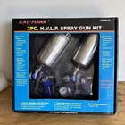 Cal-hawk Pc Hvlp Spray Gun Kit Paint CZSGHL3P **new Open Box 1.4 & 1.7MM. Price: $135.93.