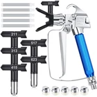 Zhengmy 12 Pcs Airless Paint Sprayer Gun With Nozzle Guard Tips And Air... New. Price: $47.69.