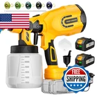 Luderignite Cordless Paint Sprayer Batteries 650W Hvlp 21V Battery Powered New. Price: $223.30.