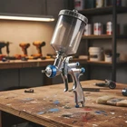 Lightweight Graco FX3000 Hvlp 1.8MM Gravity Feed Spray Gun - Ultimate Control New. Price: $356.99.