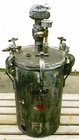 Itw Devilbiss Qmg Galvanized 10 Gallon Paint Tank, Type QS-50012 14" Diameter Used. Price: $425.00.