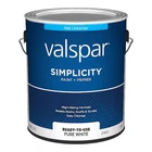 Valspar 027.0001100.007 Interior Paint, Pure White New. Price: $41.99.