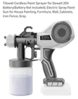 Tilswall Alfin 5000 Cordless Paint Spray Gun For Dewalt 20V, 3 Nozzles, Gray New. Price: $45.99.