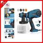 Hychika Paint Sprayer, 700W Hvlp Electric 1200ML Tank 4 Nozzles New. Price: $58.99.