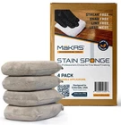 M Krs Sponge, 4-PACK Staining Pads, Lint, Snag And Streak-free Applic New. Price: $37.54.