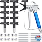 Zhengmy 17 Pcs Airless Paint Sprayer Gun Nozzle Guard Tips Filter Kit New. Price: $55.28.