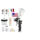 Bentohkle Mini Hvlp Air Spray Gun 0.8/1.0 Mm Nozzles And 5PCS 200ML Disposable New. Price: $58.88.
