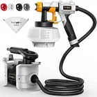 Brand New 700W Power Electric Spray Paint Gun, 1200ML, 4 Nozzles, 3 Pattern. Price: $199.99.