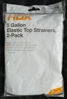 Hdx 5 Gallon Elastic Top Paint Strainers 2 Pack New. Price: $7.00.