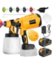 Paint SPRAYER,650W Cordless With X 4.0MAH 21V Battery, NOZZLES&3 Mode Open. Price: $48.59.