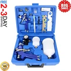 Profesional Hvlp Pistola De Pintura Aire Para Pintar Casas Autos Acero Nuevo New. Price: $51.99.