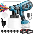 Luxariael Cordless Paint Sprayer 650W Gun Battery 2 4.0MAH Brass New. Price: $79.98.