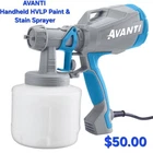 Avanti Hlvp Gun & Stain Sprayer Used. Price: $49.99.