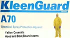 Kleenguard A70 684 Xl 1 Suit Chemical Spray Protection Coverall Hood & Boot New. Price: $12.95.