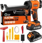 Saker Electric Caulking Gun Cordless Drip-free With Tools 4 New. Price: $84.36.