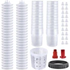 50 Pack Disposable Paint Spray Gun Liners & Lid System Kits 200ML 800ML Cups New. Price: $49.99.