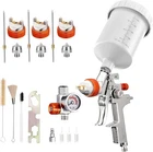 Refine Spray Gun Kit, Auto Paint With 1.4/1.7/2.0MM Nozzle Sets, Silver New. Price: $49.23.