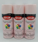 3 Krylon Colormaxx Pink Gloss Spray Paint And Primer, 12 Ounce New. Price: $23.35.