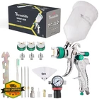 Throohills Hvlp Spray Gun 1.3/1.5/1.8MM 1000CC Cup Gauge Green New. Price: $80.99.