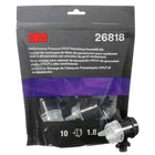 3M Performance Pressure Hvlp Atomizing Head Refill Kit 26818, CLEAR,1.8, 10 Pack New. Price: $79.99.