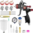 Hvlp Air Spray Gun Kit Automotive Paint Nozzle Set 600ML Aluminum New. Price: $48.47.