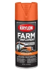Krylon Farm & Implement Paint Aerosol Husqvarna Orange 12OZ New. Price: $17.99.
